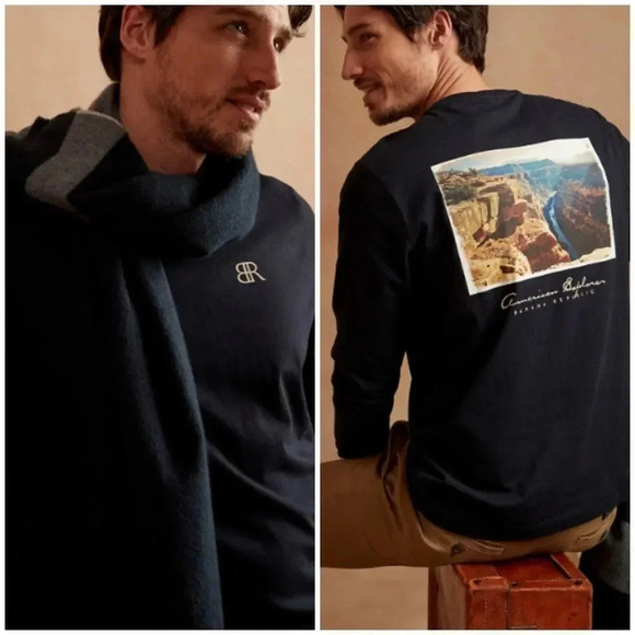 Banana Republic Heritage Front and Back Grand Canyon T-Shirt - Picture 1 of 12